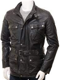 Men S Black Leather Biker Jacket Huntshaw Biker Jacket For Men Black Leather Biker Jacket Leather Jacket Mens Black Leather