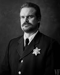 During the star's press tour for the movie, he's been. David Harbour Embraces His Demons In Stranger Things And Hellboy Vanity Fair