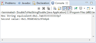 Java Double Tohexstring Double D Method Example
