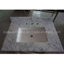 Modern and clean, granite bathroom vanity tops can give your bathroom style and class. Custom Polished Carrara White Marble Lowes Vanity Tops Countertops For Bathroom China Bianco Carrara Bathroom Vanity Made In China Com
