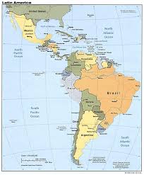 A Map Of South America With Countries Latin America Map Latin America Political Map Latin America Travel