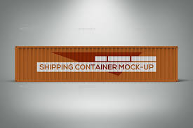 Shipping Container Mockup Ad Mockup Ad Container Shipping Psd Background Shipping Container Container Buy Shipping Container