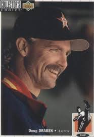 Doug Strange 1994 Upper Deck Collectors Choice Authentic Signed Auto  Rangers MLB