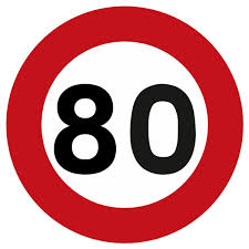 Le retrait de 6 points et les peines complémentaires sont les mêmes, mais la confiscation ou l'immobilisation du. Panneau De Prescription B14 Limitation De Vitesse A 80 Km H
