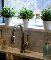 kitchen window sill
