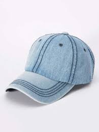 Men Denim Baseball Cap Shein Sheinside In 2021 Denim Baseball Cap Hats For Men Baseball Cap