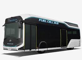 Toyota S Sora Electric Bus Concept Explores Future Of Fuel Cell Technology Fuel Cell Bus Commercial Vehicle