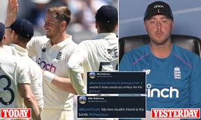 Robinson is facing disciplinary action from the england. England Cricket Star Ollie Robinson Steps Out At Lord S Day After Sexist And Racist Tweets Emerged Daily Mail Online
