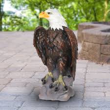 Incredible diy furniture ideas to decorate your garden and your homeit's time to make your home feel nice and cozy. Large Bald Eagle Statue Exhart Home Garden Decor Eagle Statue Garden Statues Bald Eagle