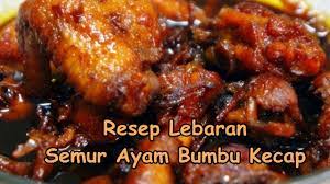 Resep bumbu semur daging sapi khas asli betawi campur kentang enak spesial. Resep Lebaran Membuat Semur Ayam Bumbu Kecap Simple Youtube