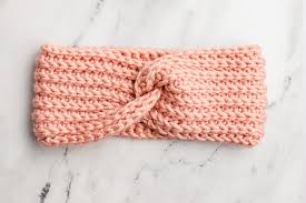 Are you looking for a fun project to try tunisian crochet?! Twisted Crochet Ear Warmer Headband Free Pattern Sarah Maker