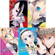 Kaguya-Sama Love is War MANGA Series by Aka Akasaka Collection of Volumes  1-5 by Akasaka, Aka: New | Lakeside Books