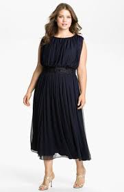 Alex Evenings Navy Blue Embellished Blouson Midi Gown 16 Msrp 168 00 Ebay Plus Size Outfits Plus Size Dresses Plus Size Fashion
