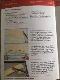 pouletstrudel zubereitung strudelteig zutaten