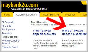 Fixed deposit (fd)fixed deposit, fd xtra, tax saving fd and more. How To Place E Fixed Deposit Online Via Maybank2u
