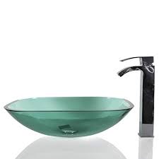 turquoise green glass rounded square