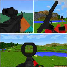 60 Modern Guns Minecraft Pe Mod 1 13 0 2 1 12 0 28 Ios Android Minecraft Mods For Pe Minecraft Pe Armor Minecraft