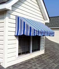 Awnings Black Long Canvas Window Awnings With Mirror Windows And Brick Design Ideas Also Classic Wooden Chairs In Ou House Awnings Brick Design Canvas Awnings