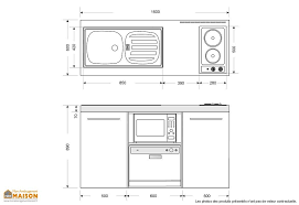 mini cuisine avec frigo l v micro ondes et induction mpgsm 160 evier en inox induction