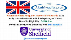 Allan & Nesta Ferguson Charitable Trust grantlari – Sheffield universitetida 