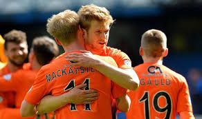 Stuart armstrong's shot crosses the line for dundee united's first goal against hearts in the scottish premiership at tannadice. Exclusive Dundee Reject Bid From Celtic For Stuart Armstrong And Gary Mackay Steven Football Sport Express Co Uk