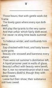 Sonnet 5 Compares Nature S Four Seasons With The Stages Of The Young Man S Life Although The Seasons Are Cyclical His Life Shakespeare Sonnets Sonnets Poetry
