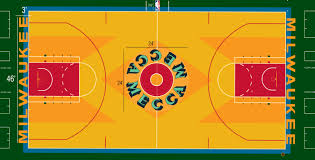 Instantly customize your bank cards, metro passes, gift cards and more with this design: Bucks Replicate Famed Mecca Court For Return To The Mecca Game On Oct 26 Milwaukee Bucks
