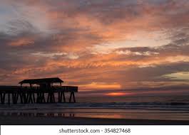 Photograph Sunrise Tybee Island Savannah Tybee Stock Photo Edit Now 354827468