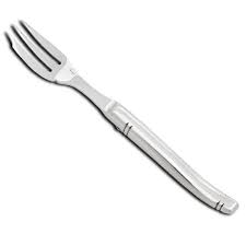 Fourchettes A Gateaux Laguiole Prestige Inox Finition Brillante