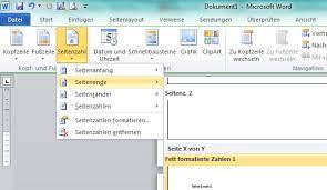 Bei seitennummerierung wählen sie beginnen bei aus und tragen abschließend die zahl 1 in das textfeld ein. Seitennummierung Mit Microsoft Word