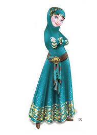 Disney Princess As A Muslim Disney Princess Fashion Hijab Cartoon Princess