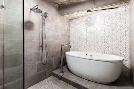 Small spaces like bathrooms can be transformed with smart design and renovation. 588 Lofts Of Dallas Master Bath Uptown Condo Bathroom Remodel Kohler Signature Store Tub Renowned Renovation