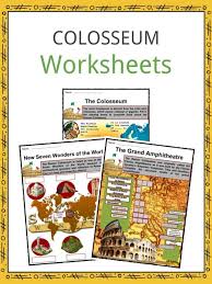 Colosseum Facts Worksheets Colosseum Worksheets Roman History