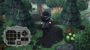 Animal Crossing Design Codes On Instagram Stunning Black Cobblestone Path From Hedgew In 2020 Animal Crossing New Animal Crossing Animal Crossing Villagers