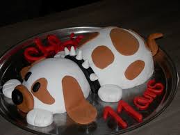 Bercez les beaux bébés blonds dans les berceaux bien blancs. Gateau Chien Un Amour De Cuisine