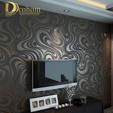 Online Shop High Quality 0 7m 8 4m Modern Luxury 3d Wallpaper Roll Mural Papel De Parede Flocking For Striped W In 2020 3d Wallpaper Roll Damask Wall Striped Wallpaper