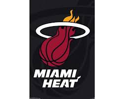 The miami heat logo is one of the nba logos and is an example of the sports industry logo from united states. Shop Trends Nba Miami Heat Logo 14 Wall Poster