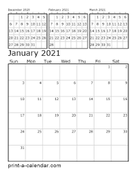 Free 2021 monthly calendar template service. Download 2021 Printable Calendars