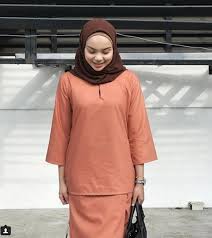 Baju kurung pahang/moden, damansara, malaysia. Fesyen Baju Raya Terkini 2018 Blog Sihatimerahjambu