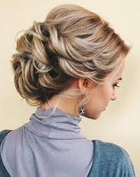 Loose Twisted Updo With A Bouffant Thin Hair Updo Wedding Hairstyles Thin Hair Hair Styles
