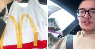 Man Places Order At McDonald’s And Receives A Bag Filled With Money