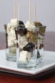 Greek Appetizers With Black And Green Olives And Feta Cheese Greek Appetizers Wine And Cheese Party Appetizer Recipes