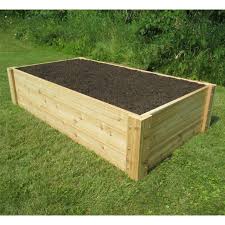 The challenge is to grow as much food as possible while resisting the temptation to. Smart Carts Enterprises 3x6raisedtall16 5 3 X 6 Ft Deep Root Natural Cedar Raised Bed Garden Kit Walmart Com Walmart Com