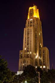 The cathedral of learning is a 42 story skyscraper that serves as the centerpiece of the university of pittsburgh's (pitt) main campus in the oakland neighborhood of pittsburgh, pennsylvania, united states. Cathedral Of Learning Victory Lights University Of Pittsburgh Empire State Building Pittsburgh University Of Pittsburgh