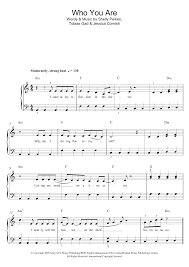 Who You Are Noten Jessie J Klavier Fur Anfanger Von klassischen klavierstücken bis modernen popsongs. who you are by jessie j piano vocal guitar digital sheet music