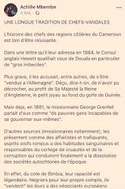 We did not find results for: Dibussi Tande On Twitter In 2006 I Wrote An Article On The Same Theme Titled The Cultural Alienation And Historical Amnesia Of Public Spaces In Cameroon Https T Co Uhxalij6j4 Https T Co Nvbg3hrztk