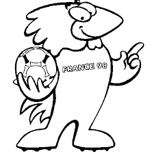 Voir plus d'idées sur joueur equipe de france fédération française de football coupe du monde football dessin foot affiches de football footballeur francais joueurs album panini foot coupe du monde mexico 86. Coloriage De La Coupe Du Monde 98 En Ligne Gratuit A Imprimer
