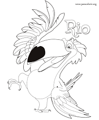 Angry birds is a game about a flock of birds and the green pigs created by games developer rovio to be played on apple's gadget namely ipad and iphone which was first released in 2010. Adventures Tale Of Birds Rio 20 Rio Coloring Pages Free Printables