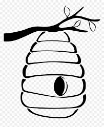 Background vectors 830 000 free files in ai eps format. Bill Free Collection Of Hive Clipart Transparent Png Beehive Clipart Black And White Png Png Download Vhv