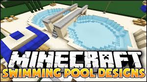 Minecraft Swimming Pool Designs Youtube